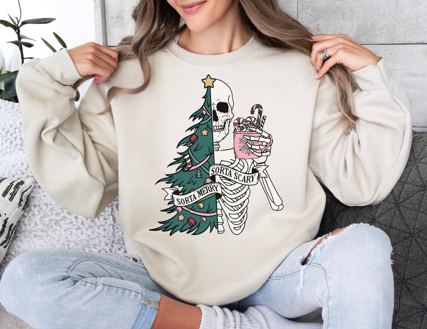 Sorta Merry - Sorta Scary Crewneck