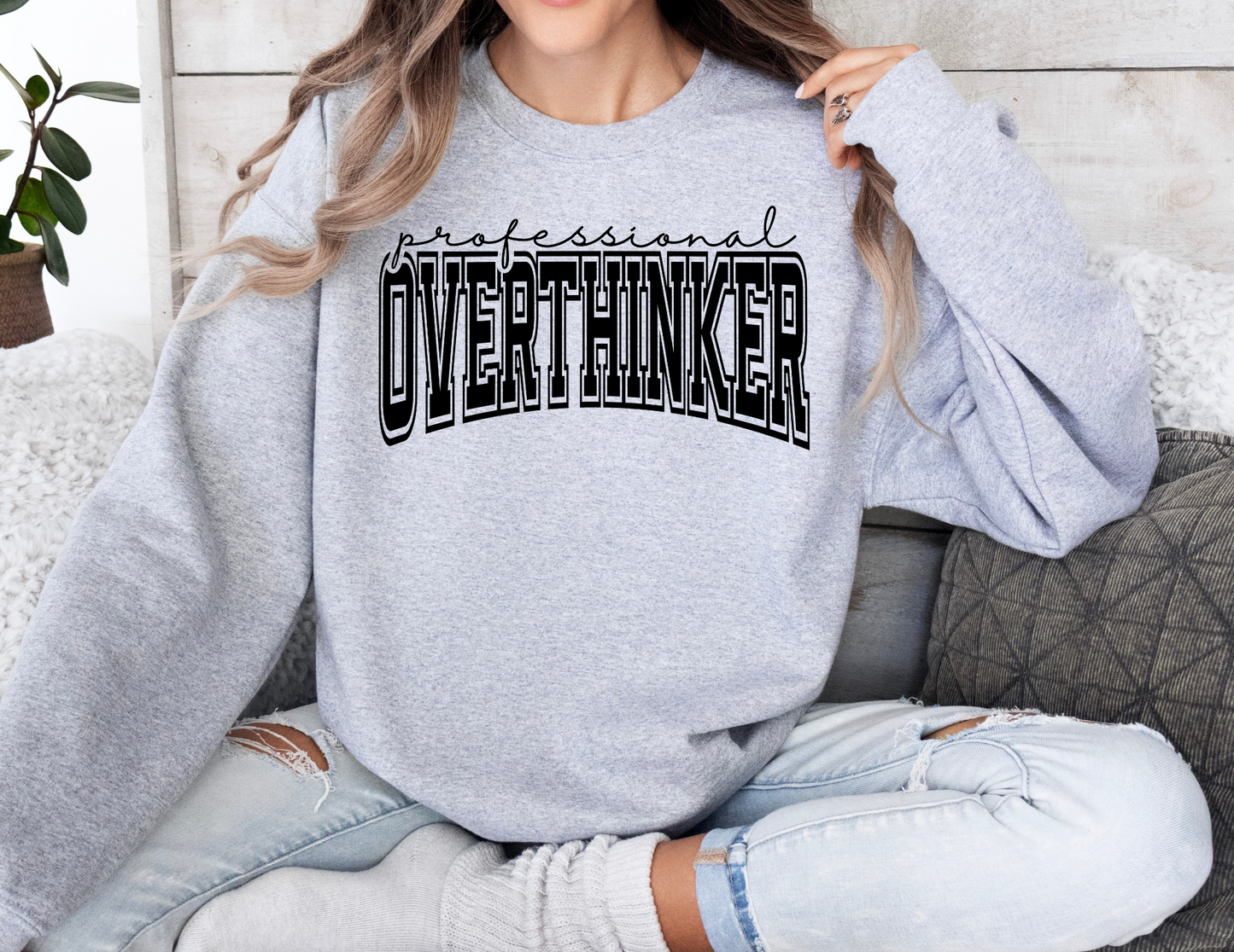 Professional Overthinker Crewneck