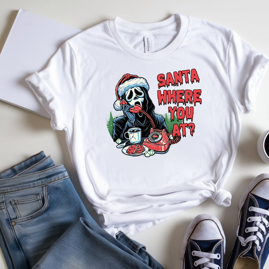 Ghostface - Santa Where you at? Tshirt